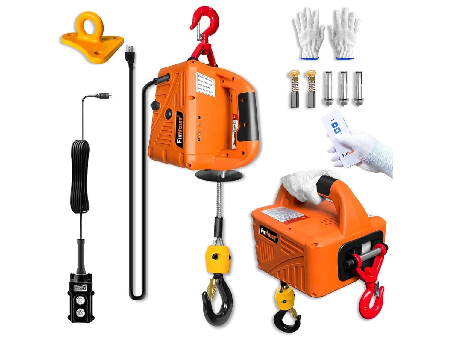 FITHOIST 3-in-1 electric hoist winch