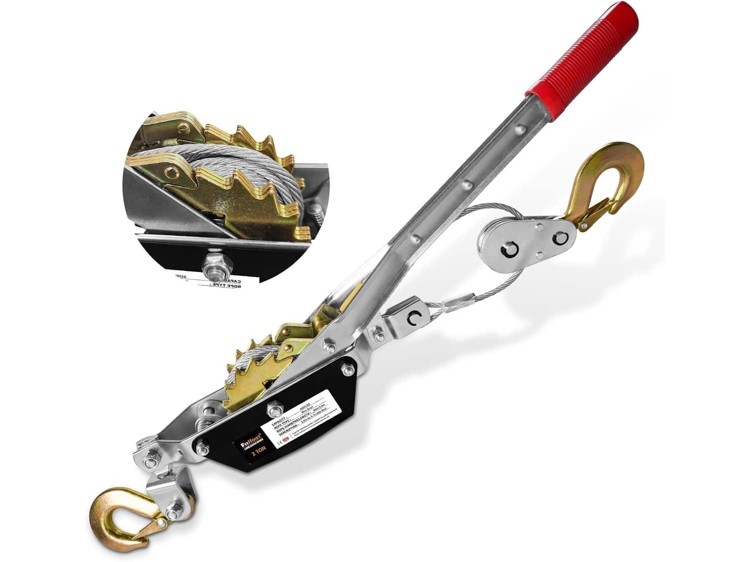 FITHOIST 2-ton come-along cable puller